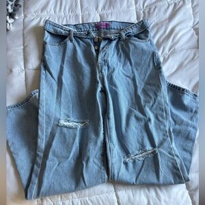 Low rise folded waist jeans. Edikted. Worn not that many times.